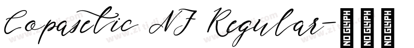 Copasetic NF Regular字体转换
